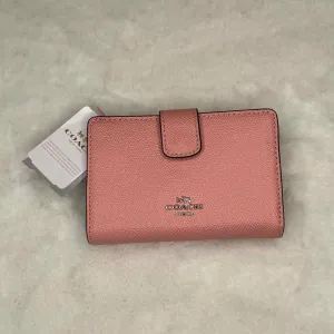 Coach Size Medium Pink New w/ Tags Wallet- Ladies