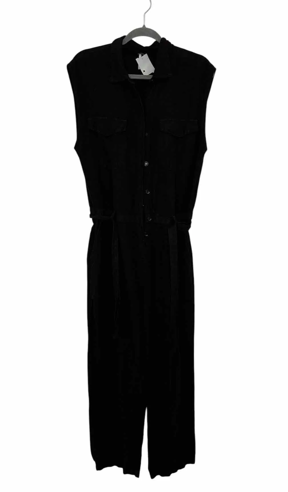Young, Fab & Broke Size Large Black Pre-Owned Jumpsuit- Ladies